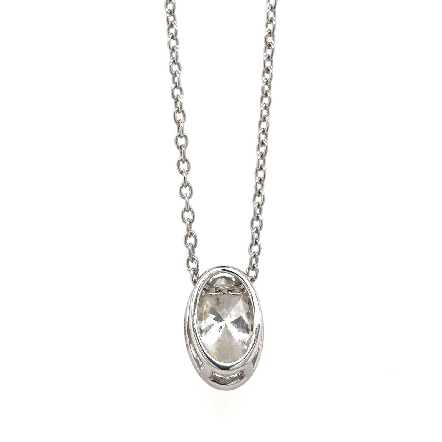 Lot 103 - 1.02CT Diamond Pendant With Chain